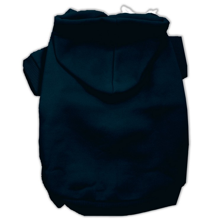 Blank Pet Hoodies Navy Blue Size XS